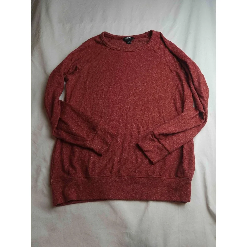 Buffalo David Bitton Sweater Womens XS Red Minimalist Hipster Preppy Boho Chic